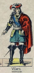 Portrait of Claude Louis Hector de Villars, Marshal of France