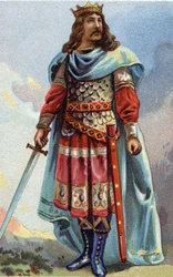 Portrait of Clotaire IV, king of the Franks from 716 to 718