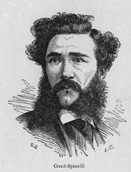 Portrait of Crocé-Spinelli, French Physicist - in Album of Science; Illustrious Scientists; Great Discoveries 1896