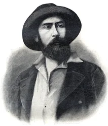 Portrait of Doctor Noel Eugene Ballay (1847-1902), French explorer and colonial administrator, the second governor general of French West Africa. Engraving 1902. Private collection.