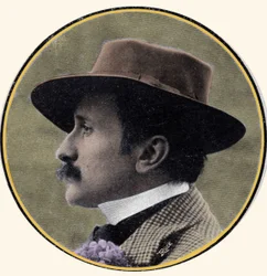 Portrait of Edmond Rostand, French writer