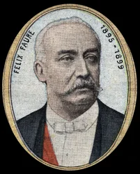 Portrait of Felix Faure, industrialist and politician, moderate Republican, he became President of the Republic from 1895 to 1899