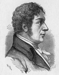 Portrait of François Zambeccari (1756-1812), French Aeronaut - in Album of Science; Illustrious Scholars; Great Discoveries 1896