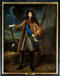 Portrait of Francois Gaston de Bethune. Anonymous painting of the 17th century. Oil on canvas. Castle of Sully
