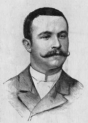 Portrait of Francois Lhoste - in “Album de la Science; illustrious scholars; Grandes disouvertes” 1896
