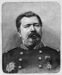 Portrait of General Davout (c. 1829), Grand Chancellor of the Legion of Honour. Engraving in “La gazette du dimanche” of 12 December 1895