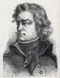 Portrait of Jean Baptiste Camille de Canclaux (1740-1817), French general of the Revolution. Engraving from 1889