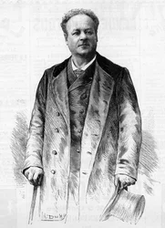 Portrait of Jean Berthelier, French actor and singer