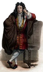 Portrait of Jean de La Bruyere (1645-1696), French essayist and moralist