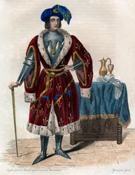 Portrait of John of Orleans, Count of Dunois (Bastard of Orleans)