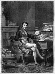 Portrait of Nicolas Francois Mollien (1758-1850), French politician - in 