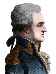Portrait of Pierre Charles de Villeneuve, French Admiral, he began the battle of Trafalgar, which was a disaster, and after suicide - in 