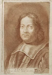 Portrait of Pierre de Fermat from Histoire des Mathematiciens by Alexandre Saverien