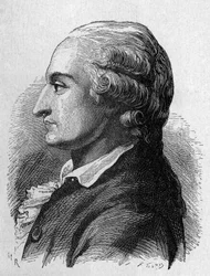 Portrait of Pilâtre de Rozier (1756 - 1785), French Physicist and Aeronautic (First Trip in a Hot Air Balloon) - in Album of Science; Illustrious Scientists; Great Discoveries 1896