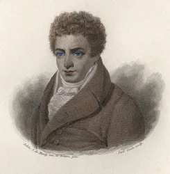 Portrait of Robert Fulton (1765-1815), American engineer. In 