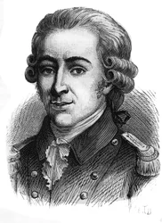 Portrait of Thomas de Mahy, Marquis de Favras. Engraving from the end of the 19th century