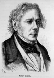 Portrait of Victor Cousin (1792 - 1867), French philosopher - in “L