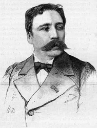 Portrait of the painter James Bertrand (1825-1887).