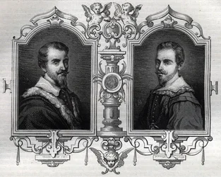 Portraits of Horace (Orazio 1531-1553) and Octave Farnese