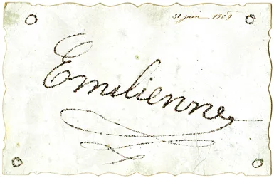 Postcard: Emilienne, dated June 30