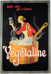 Poster advertising Vegetaline margarine