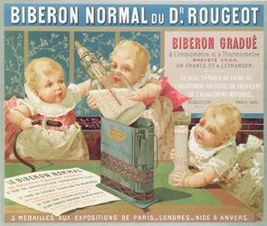 Poster Advertising a Graduated Bottle Designed by Dr. Rougeot, 1887