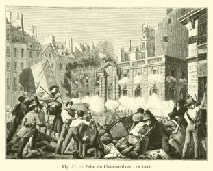 Capture of the Water Tower, in 1848