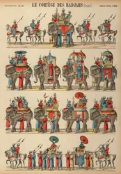 Procession of Indian Rajahs