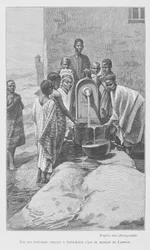 Public Fountain in Senegal, Illustration from 