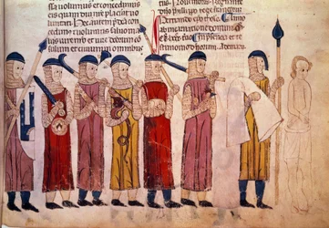 Punishment of the Guilty. Miniature from the Manuscript 