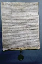 Ratification by Raymond VII Count of Toulouse of the Treaty of Meaux, c.1229