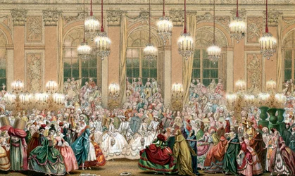 Representation of a Masquerade at the Court of King Louis XV