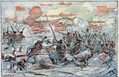 Representation of the Battle of Austerlitz, or Battle of the Three Emperors, on 02/12/1805