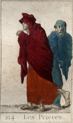 Representation of Litae (Prayers), as old, lame and humble women. From 