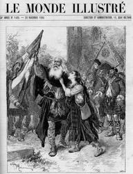 Representation of the drama in five acts “Les Jacobites” by Francois Coppee at the theatre de l