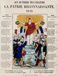 Revolution of 1848 and birth of the second republic: manifesto and song entitled 