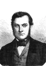 Richard Wilhelm Bunsen (1811-1899), German chemist discovered cesium and rubidium