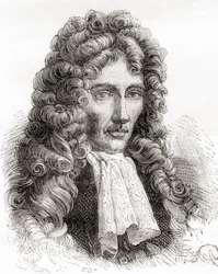 Robert William Boyle, Anglo-Irish Natural Philosopher, Chemist, Physicist and Inventor, from Les Merveilles de la Science, pub.1870