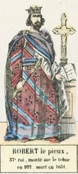Robert the Pious, 37th King, ascended the throne in 997, died in 1031
