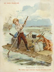 Robinson Crusoe on Raft