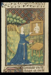 Page from De claris mulieribus in an anonymous French translation (Le livre de femmes nobles et renommées) by Giovanni Boccaccio
