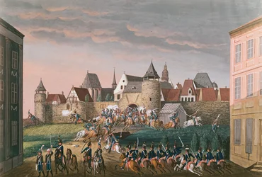 Rush of Imperial troops at Hoscht, 28th August 1800