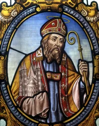 Saint Eleuthera. Bishop of Tournai