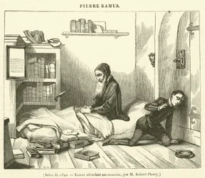Salon of 1840, Ramus Awaiting His Assassins