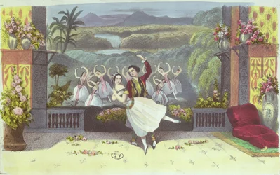 Scene from La Peri by Jean Coralli and Theophile Gautier
