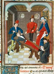 Scene of Interrogation and Punishment on the Rack