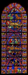 Scenes Concerning the Death of St Vincent; Donor Petrus Baillart