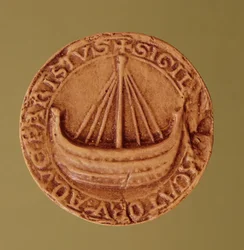 Seal of the Hanse of Water Merchants, Early 13th Century