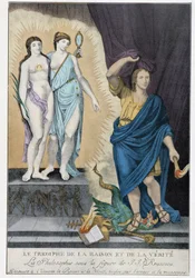 The Triumph of Reason and Truth: Under the Figure of Jean Jacques Rousseau, Philosophy Discovers to the Universe Reason and Truth