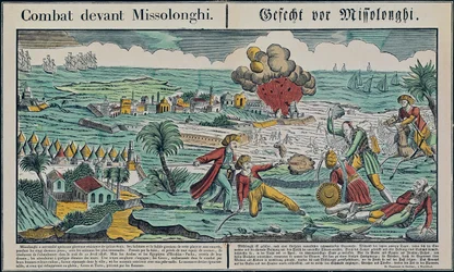Siege of Missolonghi, 22nd April 1826